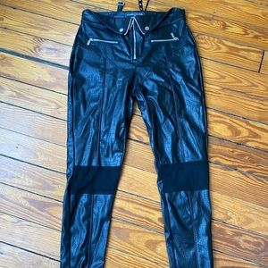 Never worn maniere de voir pleather leggings in a UK10 (US6)